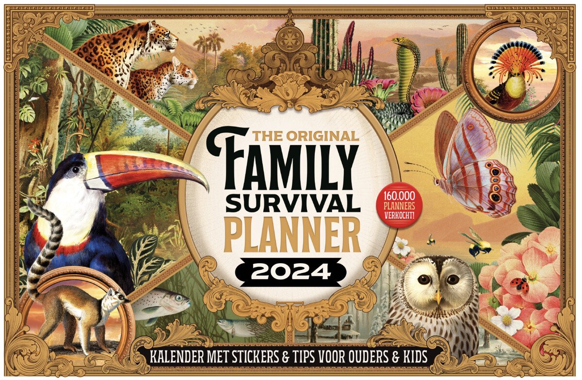 De Super Family Planner 2023 met meer dan 1.000 stickers.