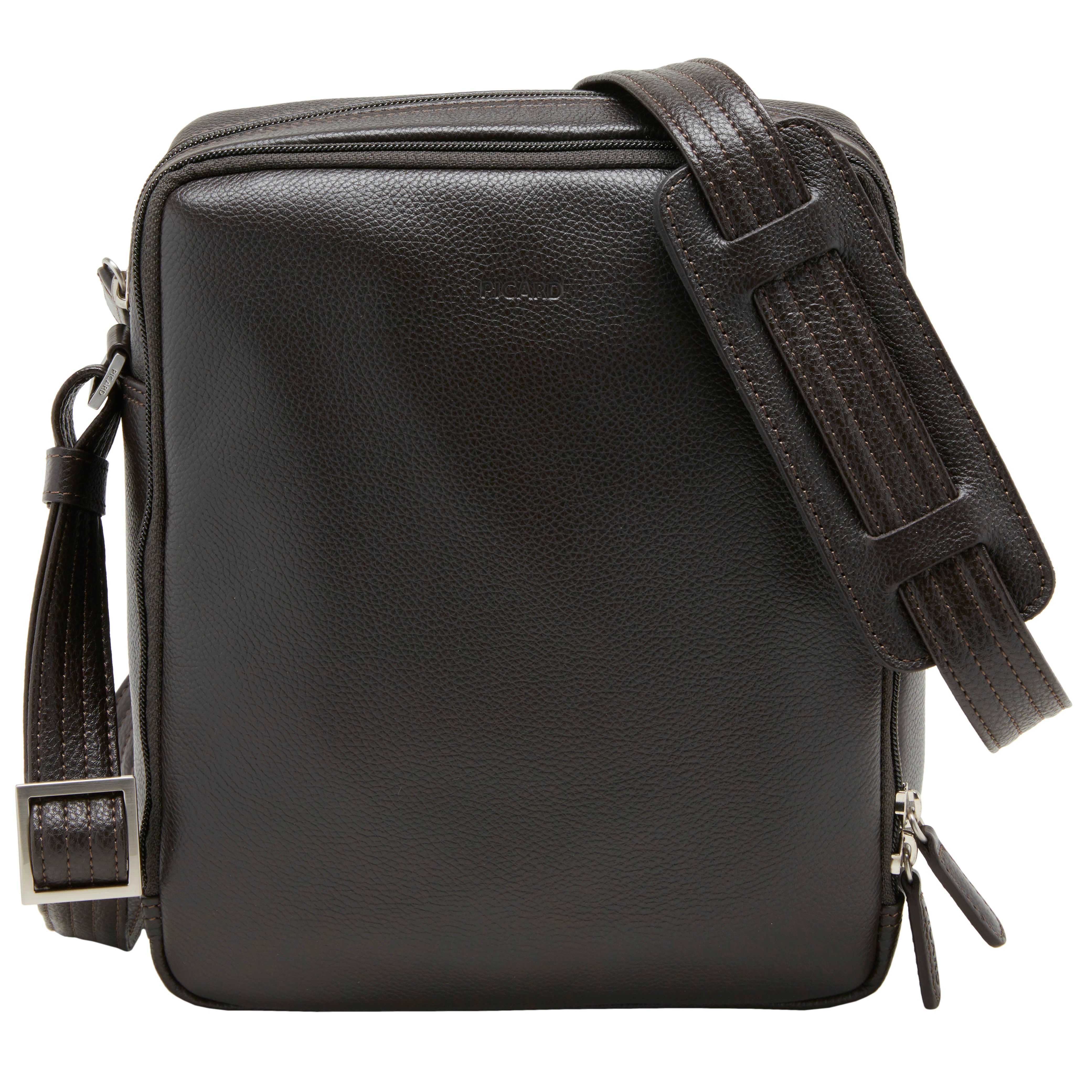 Picard Winter Men's Leather Shoulder Bag (Black)