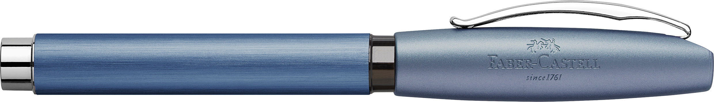 Faber-Castell Tintenroller Essentio Aluminium Blau