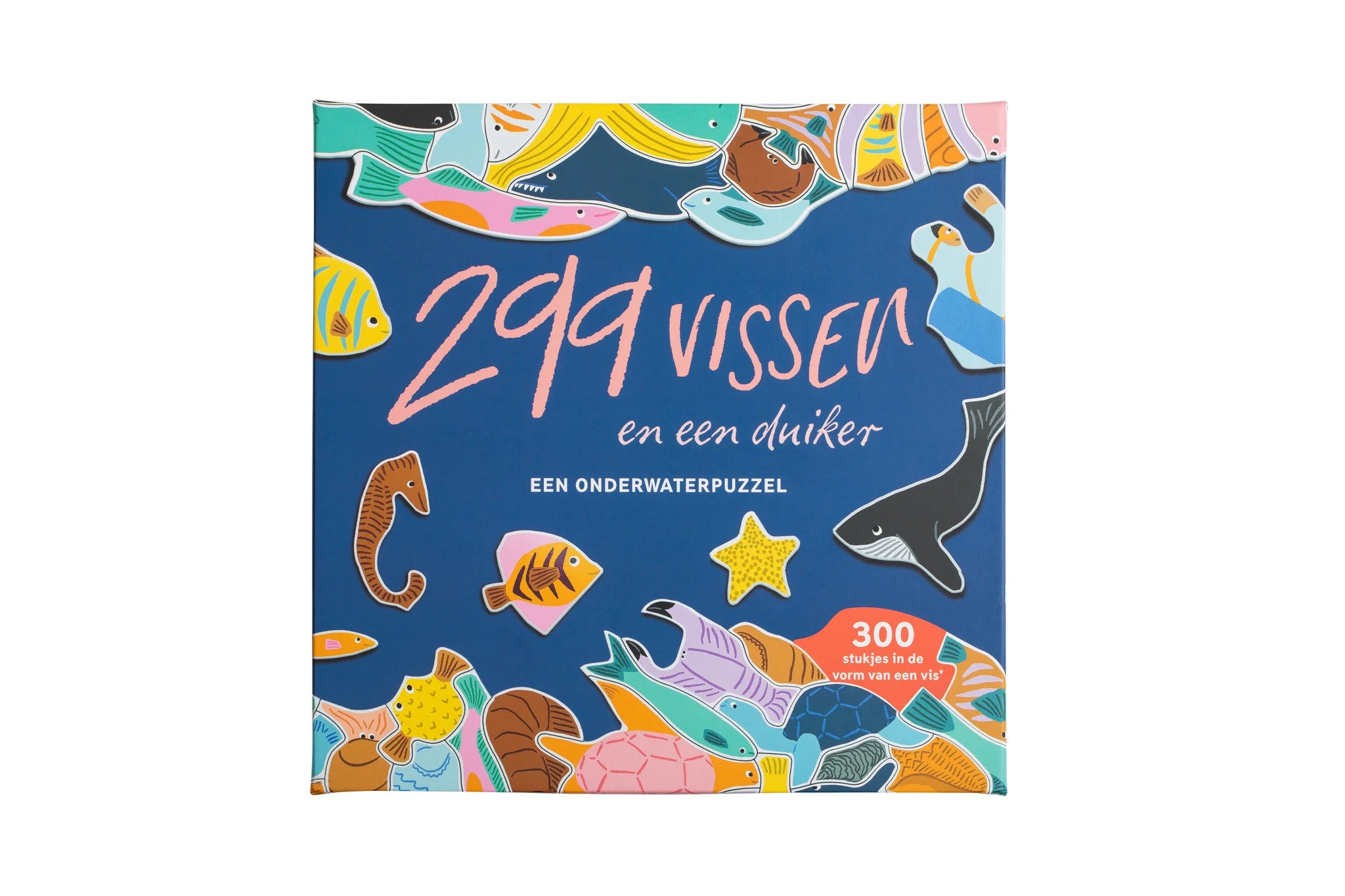 Jigsaw Puzzle 299 fishes and a diver NL