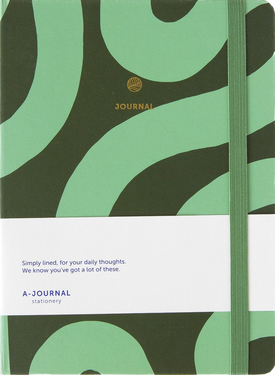 A-Journal Notebook A5 Line Flow Mint