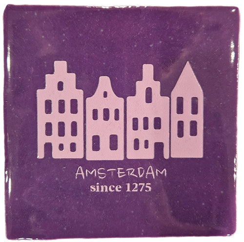 Tile Amsterdam Small Since 1275 Purple