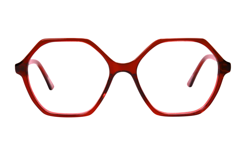 Frank and Lucie Lesebrille Eyewill Grown Up Red