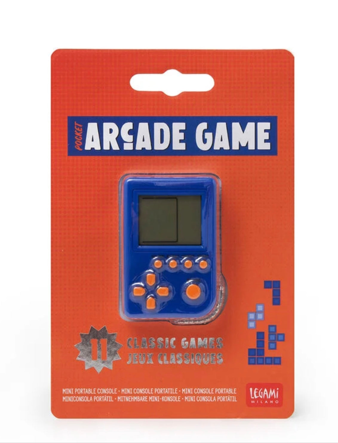 Pocket Arcade Station Game Blue