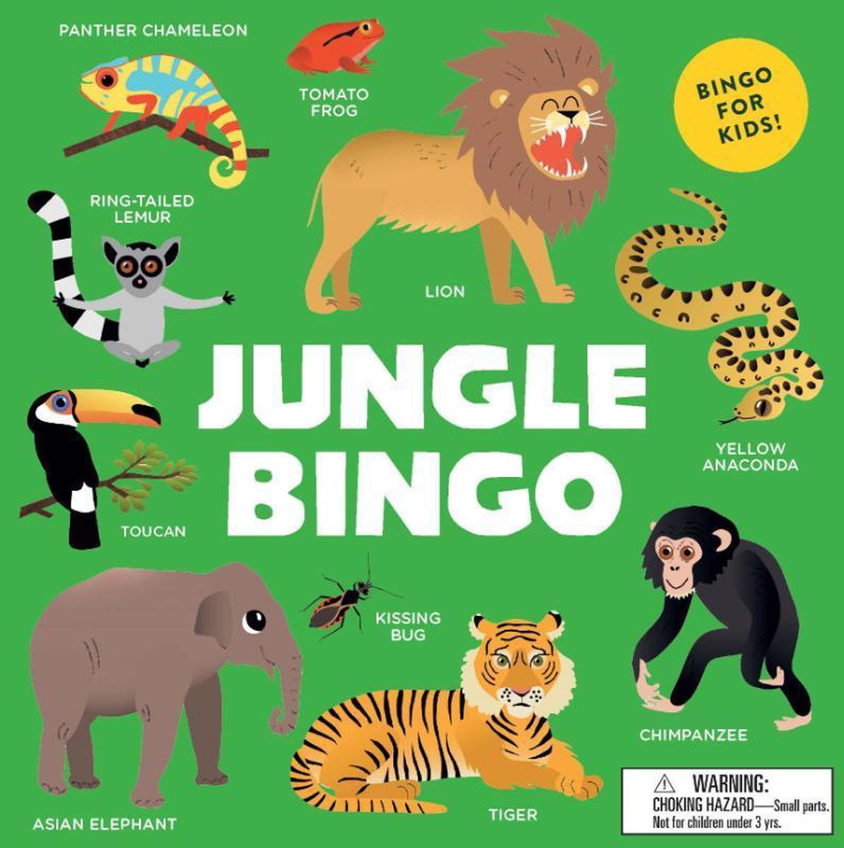 Jungle bingo game Englisch