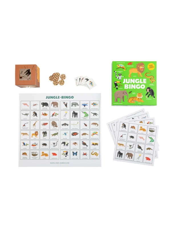 Jungle bingo game Englisch