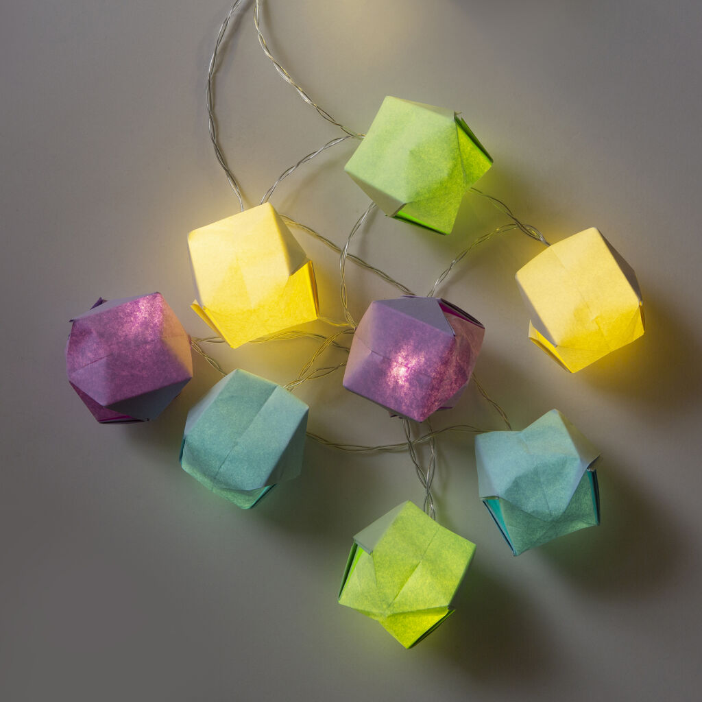 Make Your Own Origami String Lights