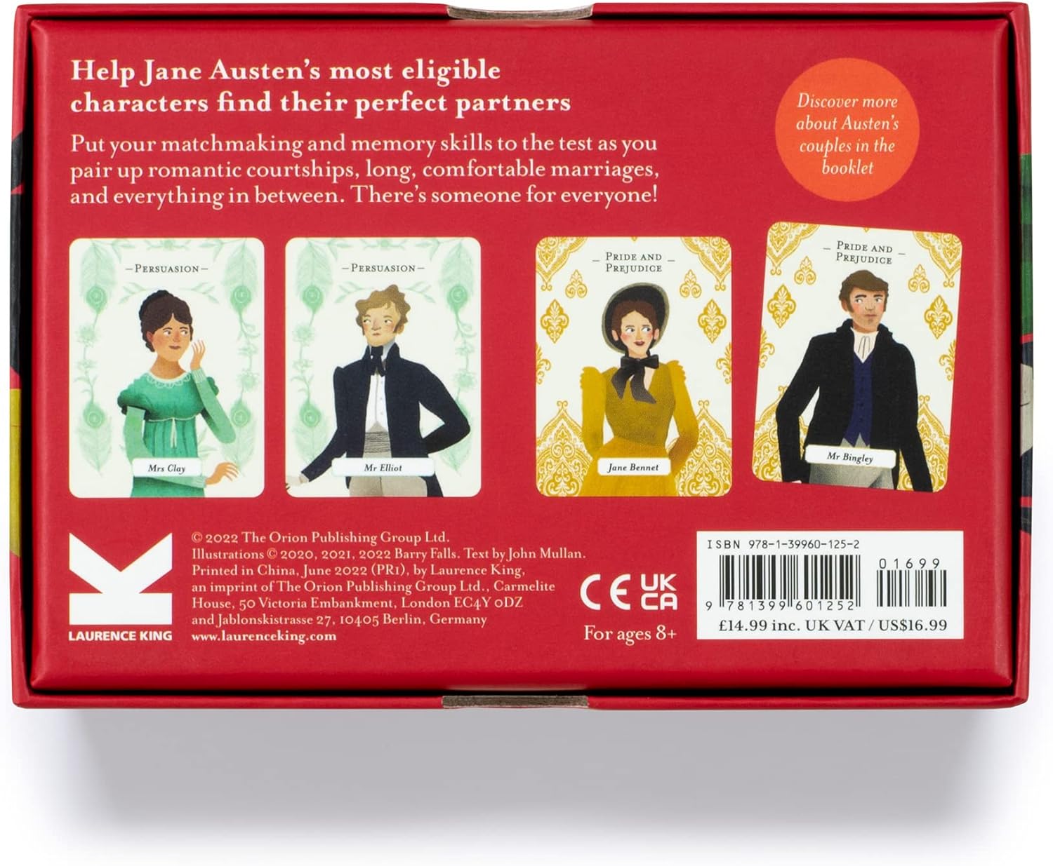 Memory Game Matchmaking Jane Austen