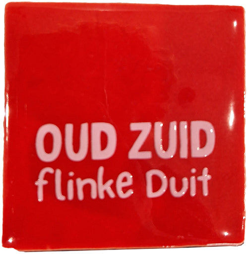 Tegeltje Amsterdam Small Oud Zuid Rood