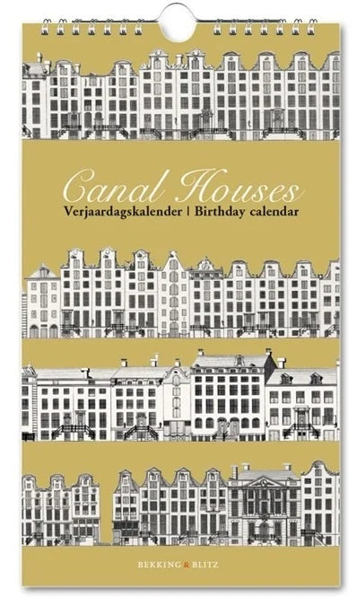 Birthday Calendar Canal Houses