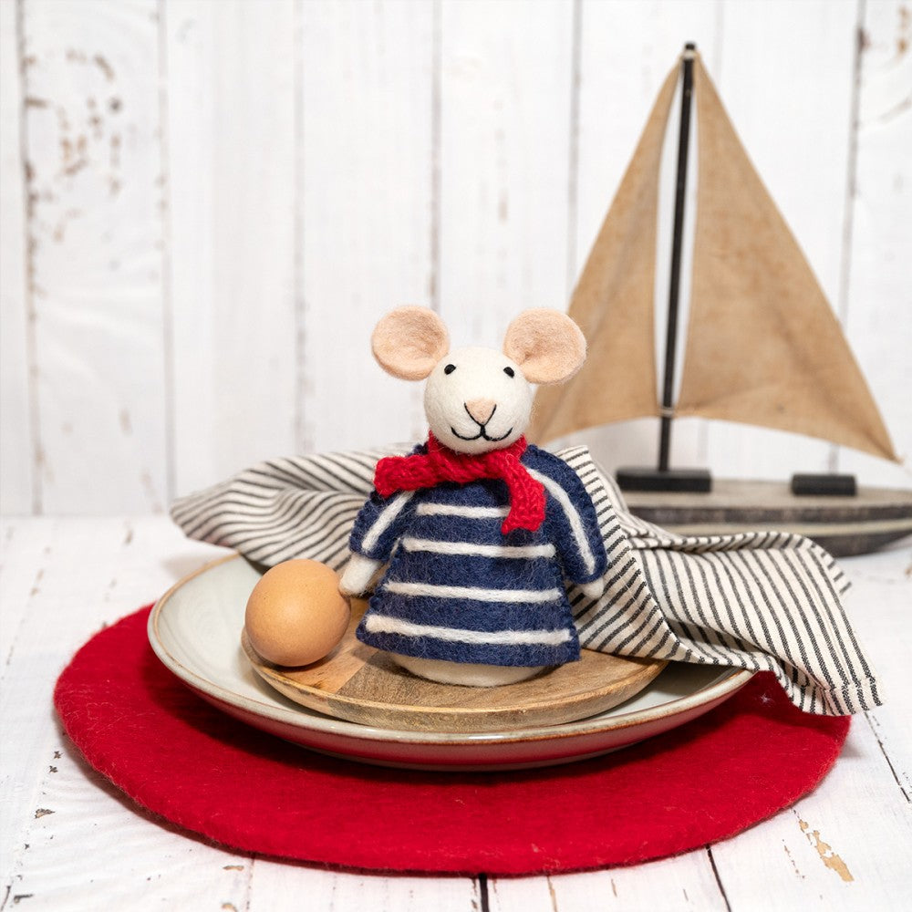 Felt Stuffed Toy/egg Warmer - Sailor