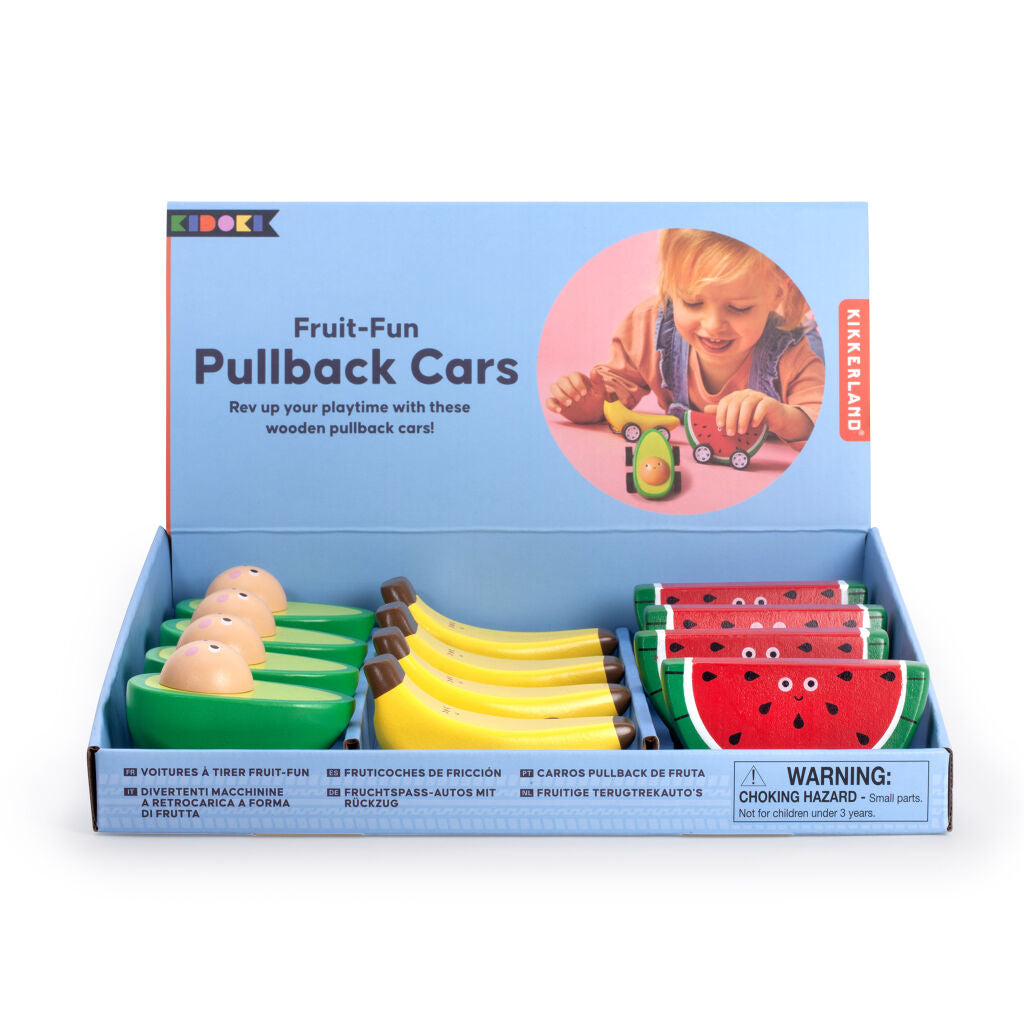 Fruit Pullback Speelgoedauto