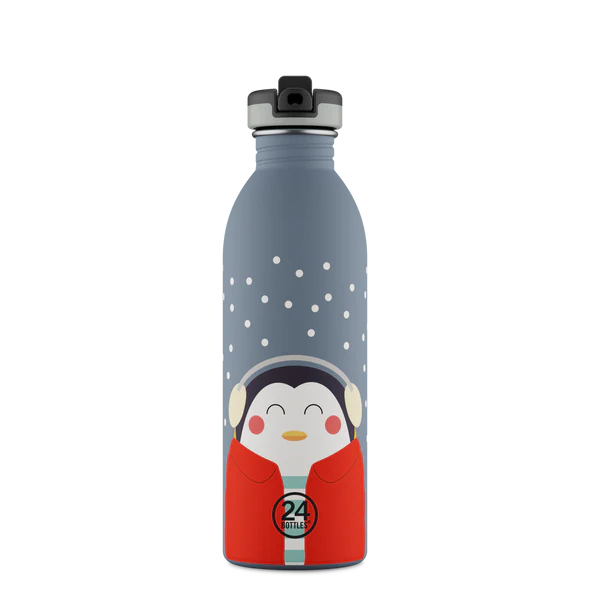 24 Bottles Urban Bottle Kids 500ml Happy Penguin