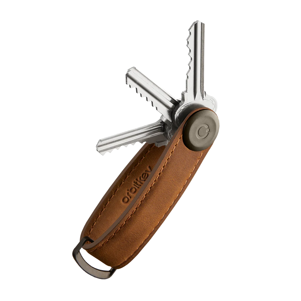 Orbit key organizer crazy horse leer