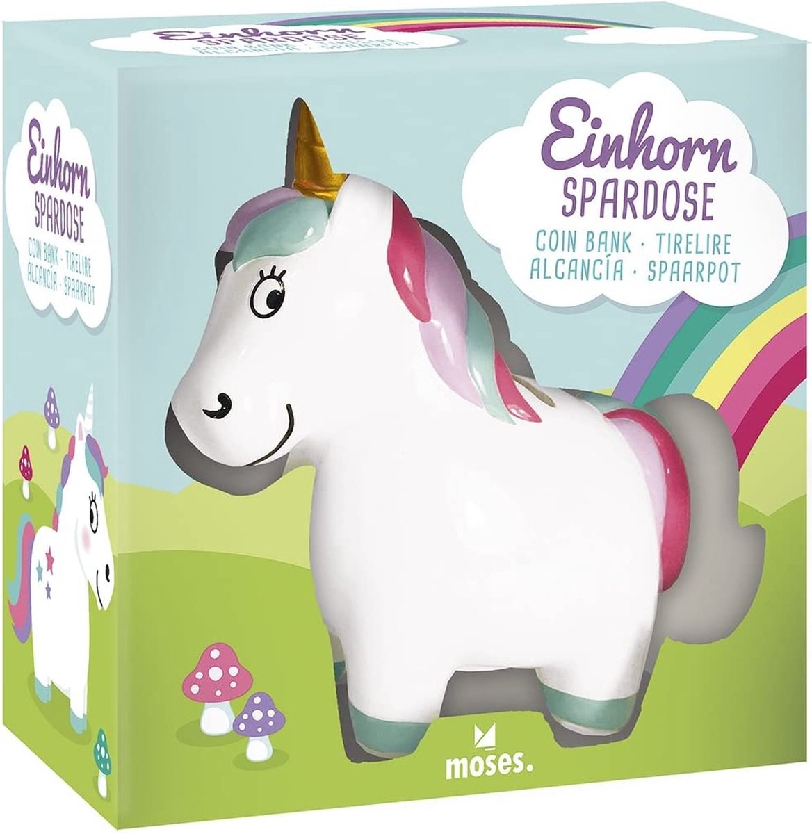 Unicorn Muntenbankje