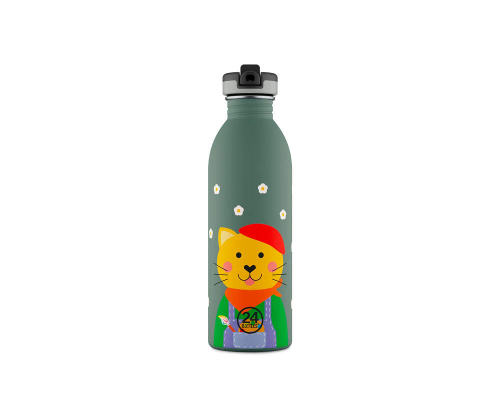 24 Bottles Urban Bottle Kids 500ml Smart Cat