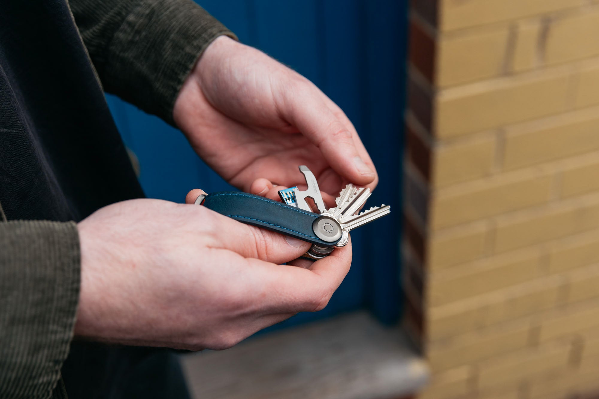 Orbit Key Organizer Crazy Horse Leder