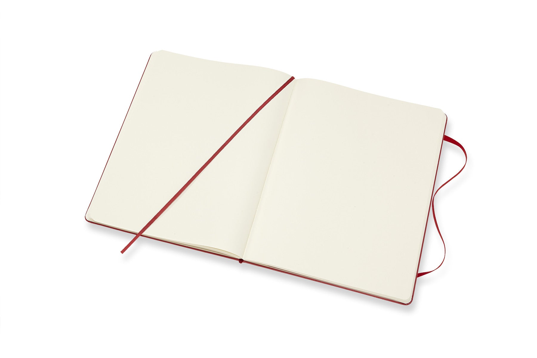 Giraffe kruipen Pebish Moleskine notitieboekje hardcover x-large effen rood